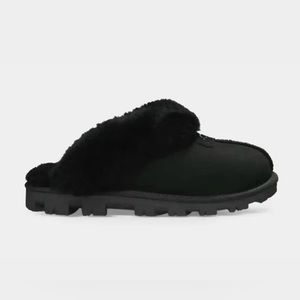 UGG COQUETTE Slipper 7 Black EUC